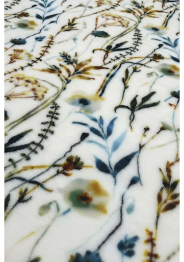 Gardenya Çift Kişilik Peluş Battaniye Çok Renkli