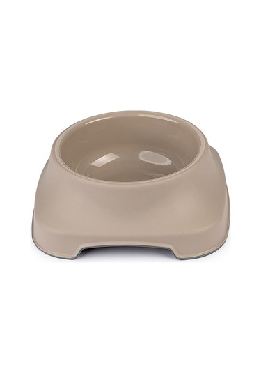Pribor Kedi Köpek Mama Ve Su Kabı 1 Lt Silikon Kaydırmaz Taban Bej