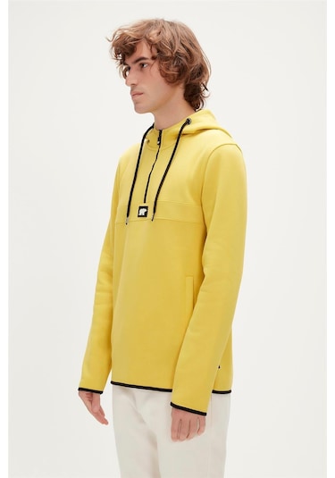 Bad Bear 19.02.27.027-c119 Defence Half-zip Erkek Sweatshirt Sarı