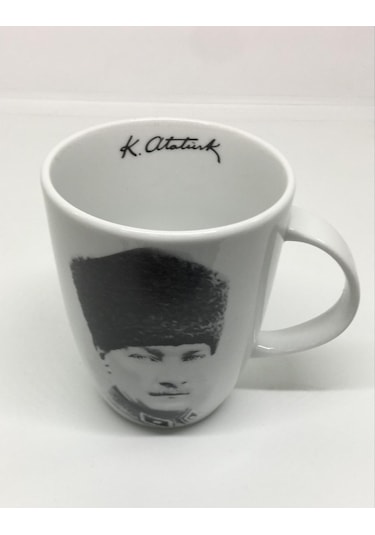 Lebron Atatürk Baskılı Porselen Kupa Bardak Çok Renkli