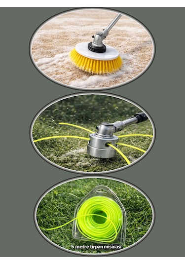 Prowackers German Wronıx-845 Pro Yan Tip Tırpan+ Akrobat Çapalama + Toprak Eşeleme 15 Parça Efsane Set