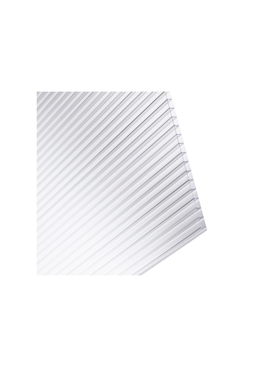 4mm Şeffaf Oluklu Polikarbon Levha Sera Sundurma Çatı Kaplama Malzemesi