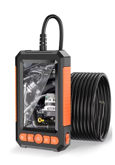 Nhr-15 Monitörlü Çift Kameralı 10 Mt Sert Kablo Yılan Endoskop