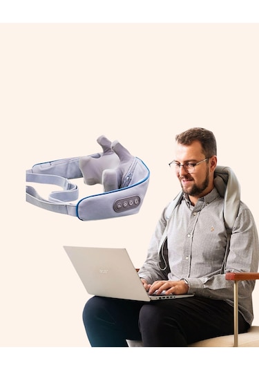 Çok Fonksiyonlu Kablosuz Masaj Aleti 2 Modlu Isıtmalı Çok Renkli