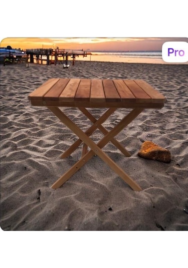 Katlanır Piknik Masası Kahve