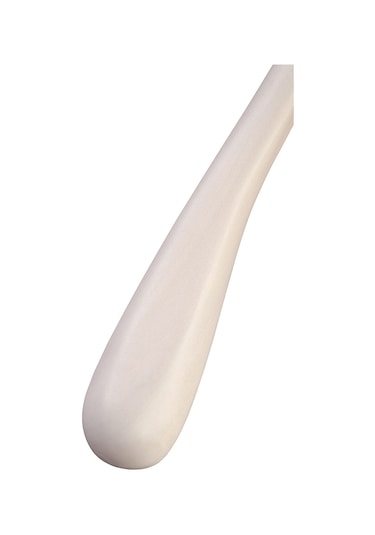 10'lu 40 CM İnce Ceket Üst Grup Askısı - Ahşap Beyaz