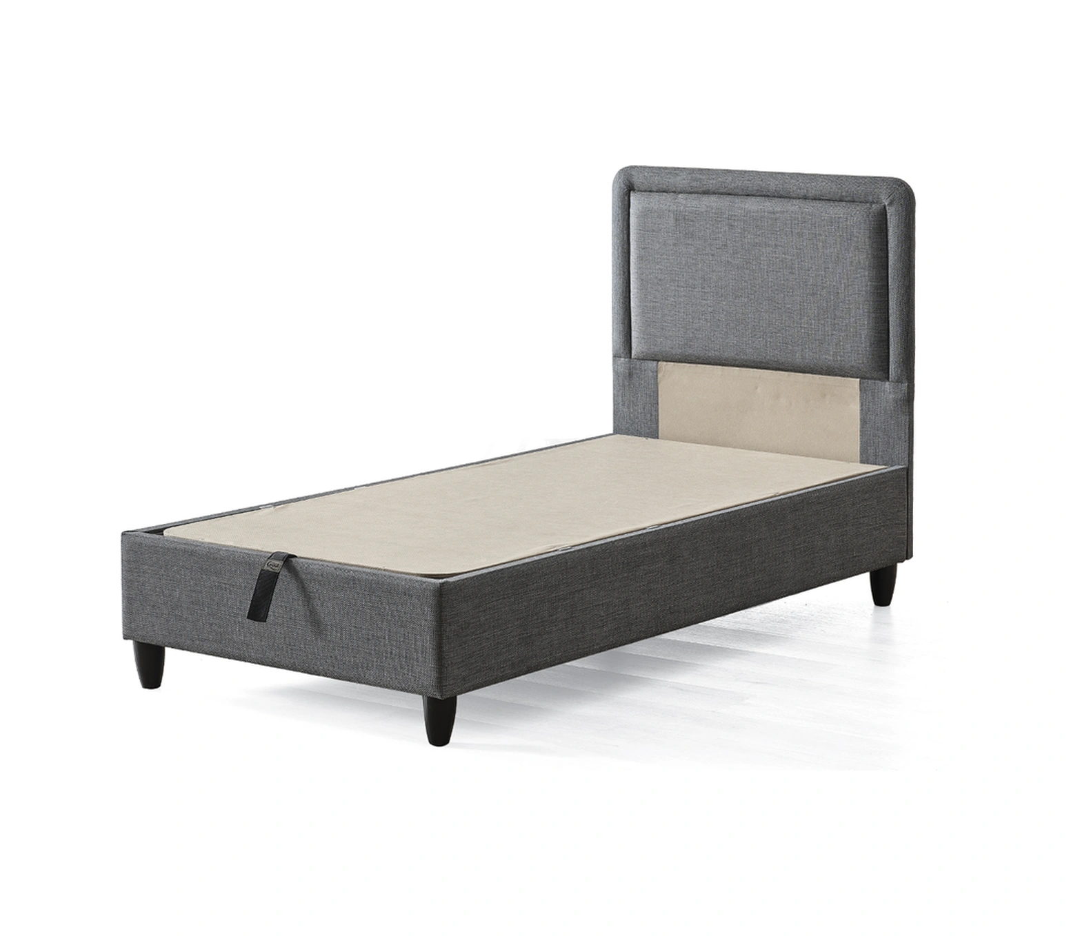 Melisa Tek Kişilik Sandıklı Baza + Full Ortopedik Antibakteriyel Visco Yatak + Başlık 3 Lü Set 90 x 190