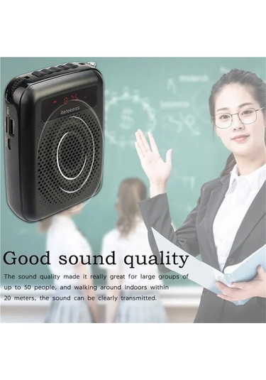 Jialan Megafon Taşınabilir Ses Amplifikatörü Mikrofon Hoparlör