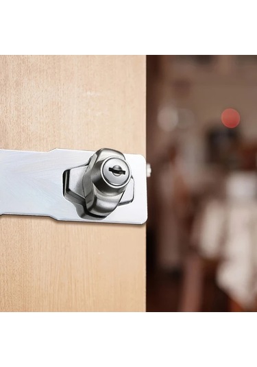 Cordial 6 Adet Paslanmaz Çelik Kapı Kiliti Kilitli Kilitler Dayanıklı Güvenlik Kiliti