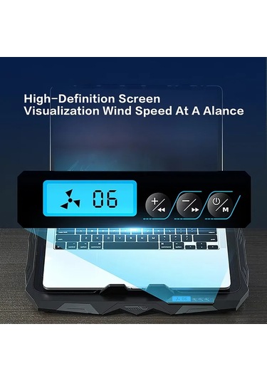 Dizüstü Soğutma Pedi, 12 "-17" Bilgisayar İçin 4 Sessiz Fanlı