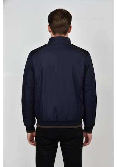 Erkek Hakim Yaka Spor Mont 85103 Bgl-st04881 Lacivert