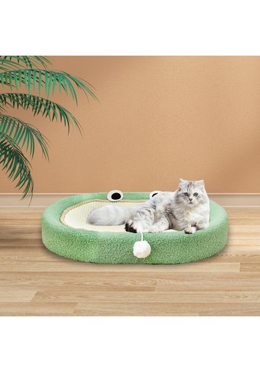 Homyl Kedi Scratcher Şezlong İnteraktif Oyuncak Topu Kanepe