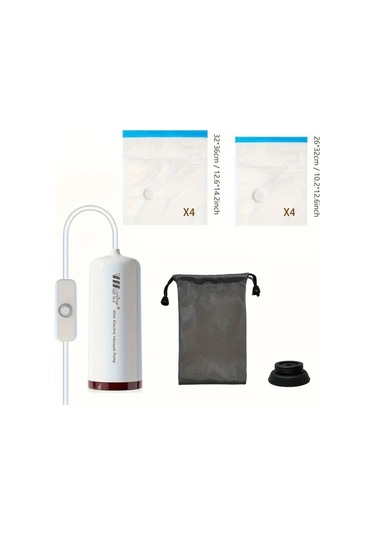 Honeybeeshop Beyaz Takma Vakum Kapama Seti Cesitli Tip Air Valve Vakum Posetleri Icin