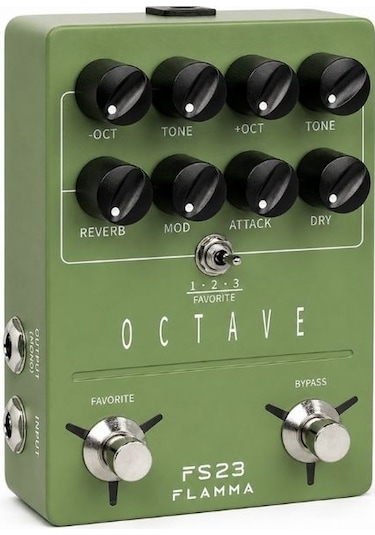 Flamma Fs23 Stereo Oktav Pedalı Çift Ayak Anahtarlı Efekt Çözümü