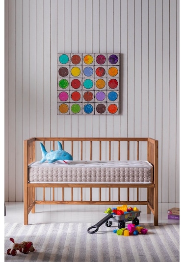 Aloe Vera Park Yatak, Bebek Yatağı, Beşik Yatağı, 50x100x10 Cm