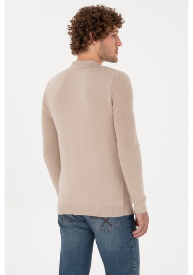 U.s. Polo Assn. Erkek Taş Kazak /triko 50313685-vr049 Tas