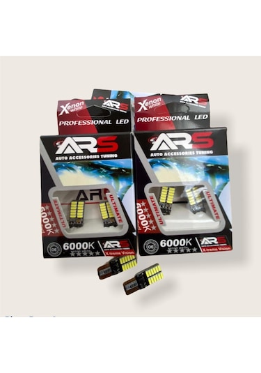 Dipsiz T10 W5W Led Beyaz Park Lamba Ampül 2 Adet Takım (280379991)