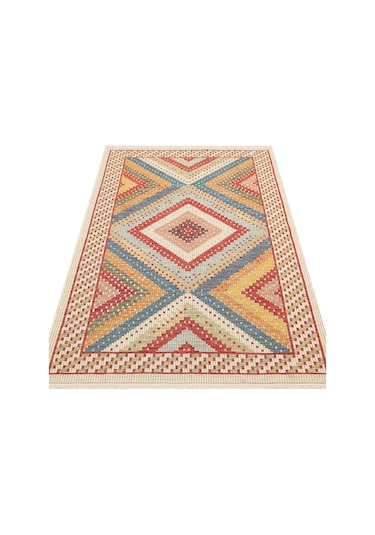 Hoom Rugs Vgt 10 Red Yıkanabilir Çift Taraflı Halı