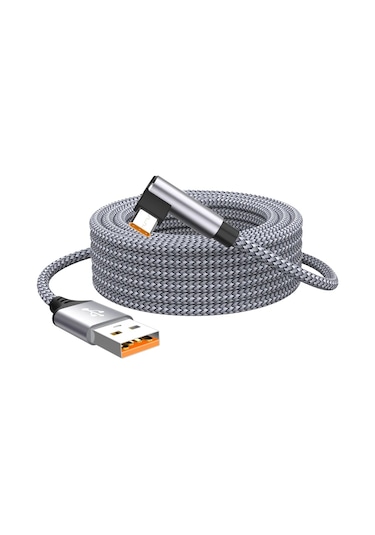 Nnbılı Usb Type C Hızlı Şarj Kablosu 1m-8m Samsung Xiaomi Oppo Oneplus Uyumlugümüş