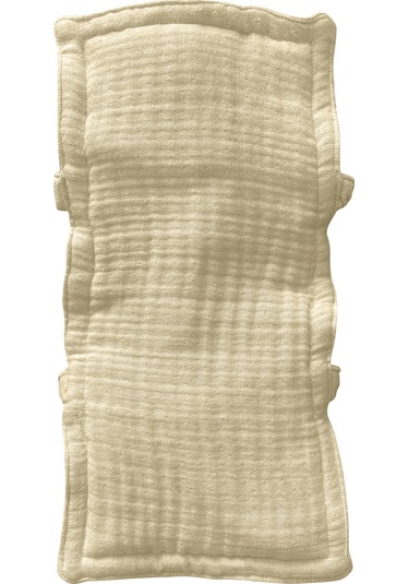 Pamuk Muslin Bebek Emzirme Yastığı Ter Emici Kol Yastığı Bej