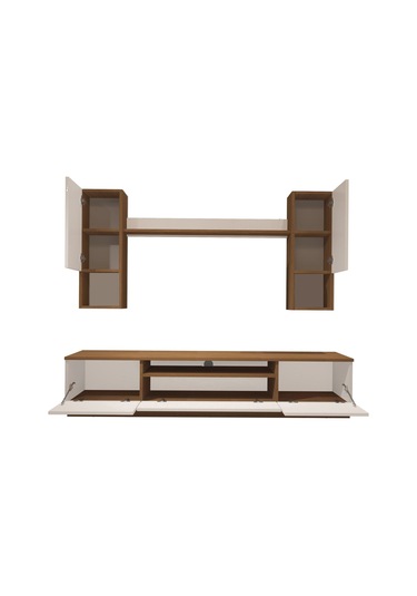 Decoraktiv Trendstyle 5da Slm Tv Ünitesi Tv Sehpası Ceviz - Beyaz