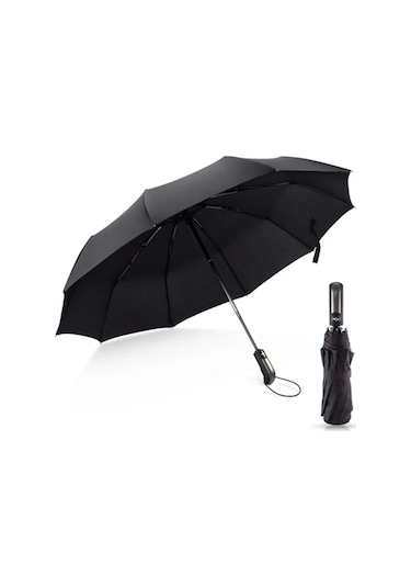 Marlux Siyah Tam Otomatik 10 Tel Erkek Lüks Şemsiye M21mar705r001 - Siyah