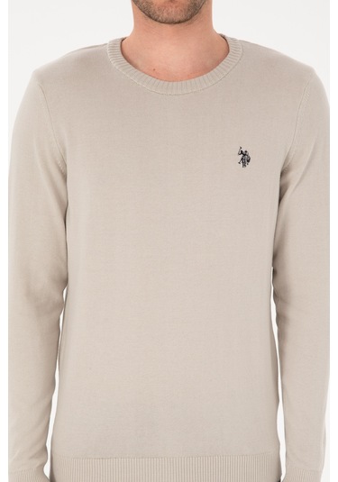 U.s. Polo Assn. Erkek Taş Kazak /triko 50313713-vr049 Taş