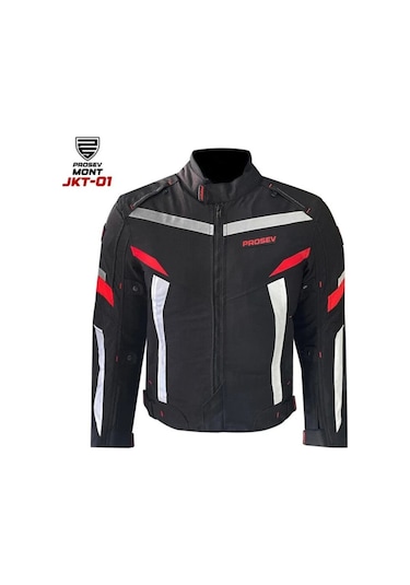Prosev Jkt01 - 4 Mevsim Mont Kırmızı/siyah