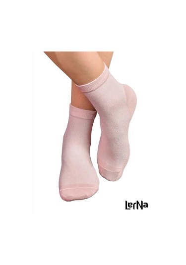 Lerna Çocuk Pamuklu File Çoraplar 158168118 Açık Pembe
