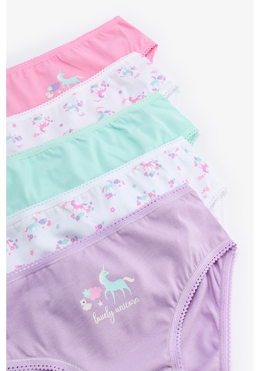 Penti Renkli Kız Çocuk Lovely Pamuklu 5'li Slip Külot