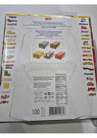Fresh Stantlı Şekerli Sakız 10 Gr 100 Adet