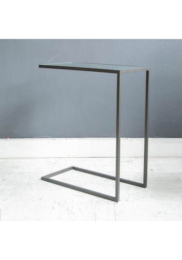 Bianca Siyah Metal C Sehpa