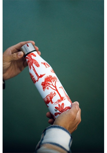 Les Artistes Paris Isı Yalıtımlı Çelik Termos Matara 500ml Safari 3+ Yaş / Çok Renkli