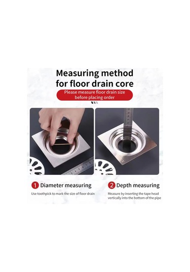 Qingmipy 304 Paslanmaz Çelik Kanal Tıkanıklık Önleyici, Saç Ve Artık Tutucu, Banyo/mutfak Filtresi, 4 Farklı Boyut Seti Diğer