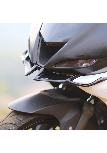 Wezone Yamaha R15 V3 2017-2021 İçin Kırmızı Abs Ön Faring Kanatçık - Hız Stabilitesi Ve Aerodinamik Performans Artırıcı