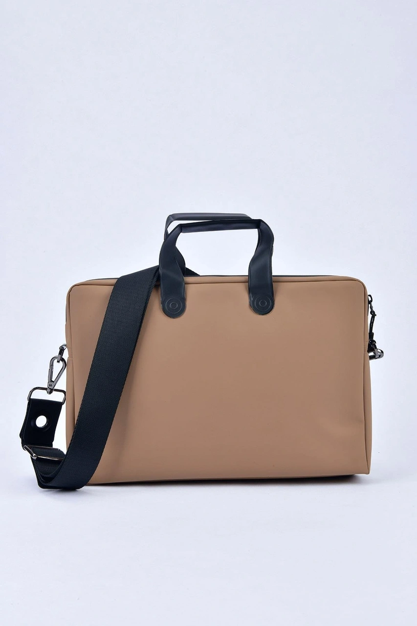 Brandsmithshop Camel Deve Tüyü Align Laptop Çantası Çok Renkli