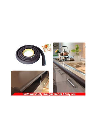 Kauçuk Kenar Koruyucu Kahverengi