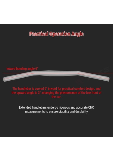 Mufunye Alüminyum Mtb Gidonu - 31.8mm Kalınlık 30mm Yükselticili 780mm Geniş Mat Yüzey Diğer