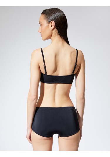 Koton Straplez Bikini Üstü Kaplı Çıkarılabilir İnce Askılı Siyah 3sak10003bm Siyah Koton Straplez Bikini Üstü Kaplı Çıkarılabilir İnce Askılı Siyah 3sak10003bm Siyah