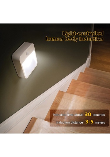 Youmex 3'lü Led Sensörlü Zemin Lambası, 0.3w, 100 Algılama Açısı, 30 Saniye Süre, Abs+pc Malzeme Diğer