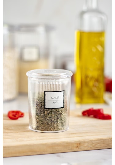 12'li Barok Yuvarlak Baharat Kavanoz Seti & Saklama Kabı & Erzak Kabı 12 250 Ml