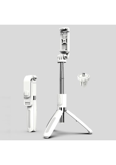 L02 100Cm Çok Fonksiyonlu Bluetooth Tripod Selfie Stick
