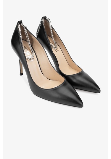 Valmenti Yuki Kadın Siyah Hakiki Deri Topuklu Ayakkabı 613 27350 Bn Ayk Y24 Siyah