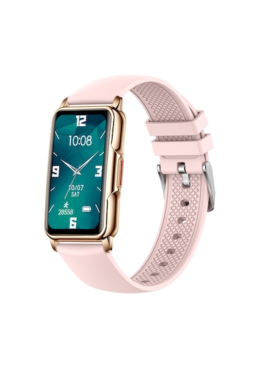 Lemestar H80 Akıllı Saat 1.47" Dokunmatik Ekran Silikon Kayış