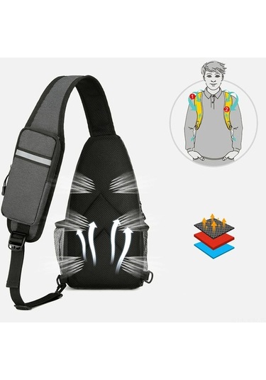 Fortunelane Yeşil Su Geçirmez Kumaş Çanta - 2023 Yeni Moda Erkek Kadın Çapraz Çanta, Seyahat Outdoor Çalışma Spor Kol Çantası Açı Açık Yeşil