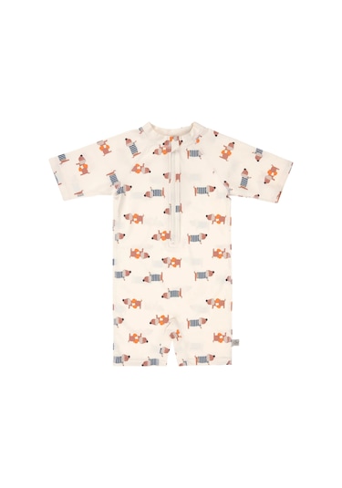 Lassig Uv Korumalı Mayo Beach Dog Orange Dark Sea Çok Renkli