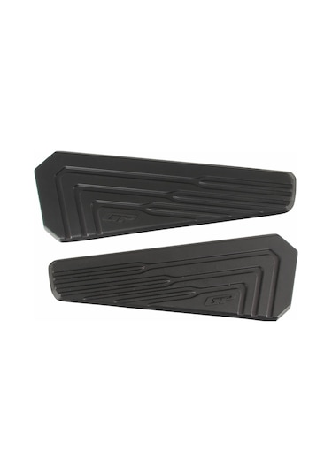 GP Kompozit Honda Forza 250 Uyumlu Motosiklet Çanta Koruma Pedi Siyah