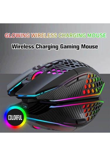 Kablosuz Oyun Faresi Kolayca Şarj Edilebilen 8 Düğmeli Usb Fare Masaüstüne Dönüş Düğmesi 3 Ayarlanabilir Dpı Seviyesi Bilgisayar Pc İçin 4 Mod