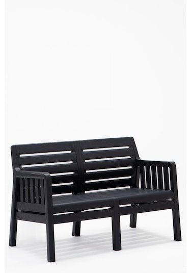 Lara 2'li Koltuk Mindersiz Balkon&teras Bahçe Koltuk / Antrasit