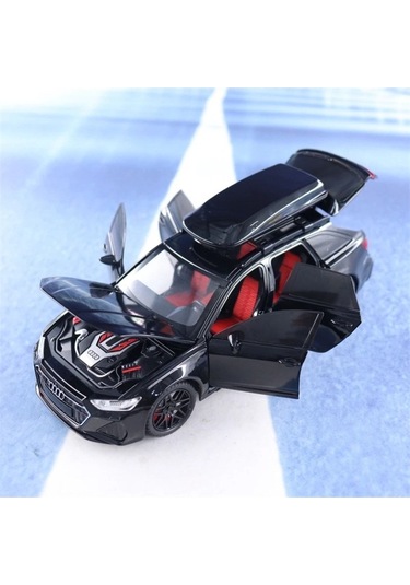 Audi Rs6 1:32 Metal Maket Araba Siyah Birebir Wagon